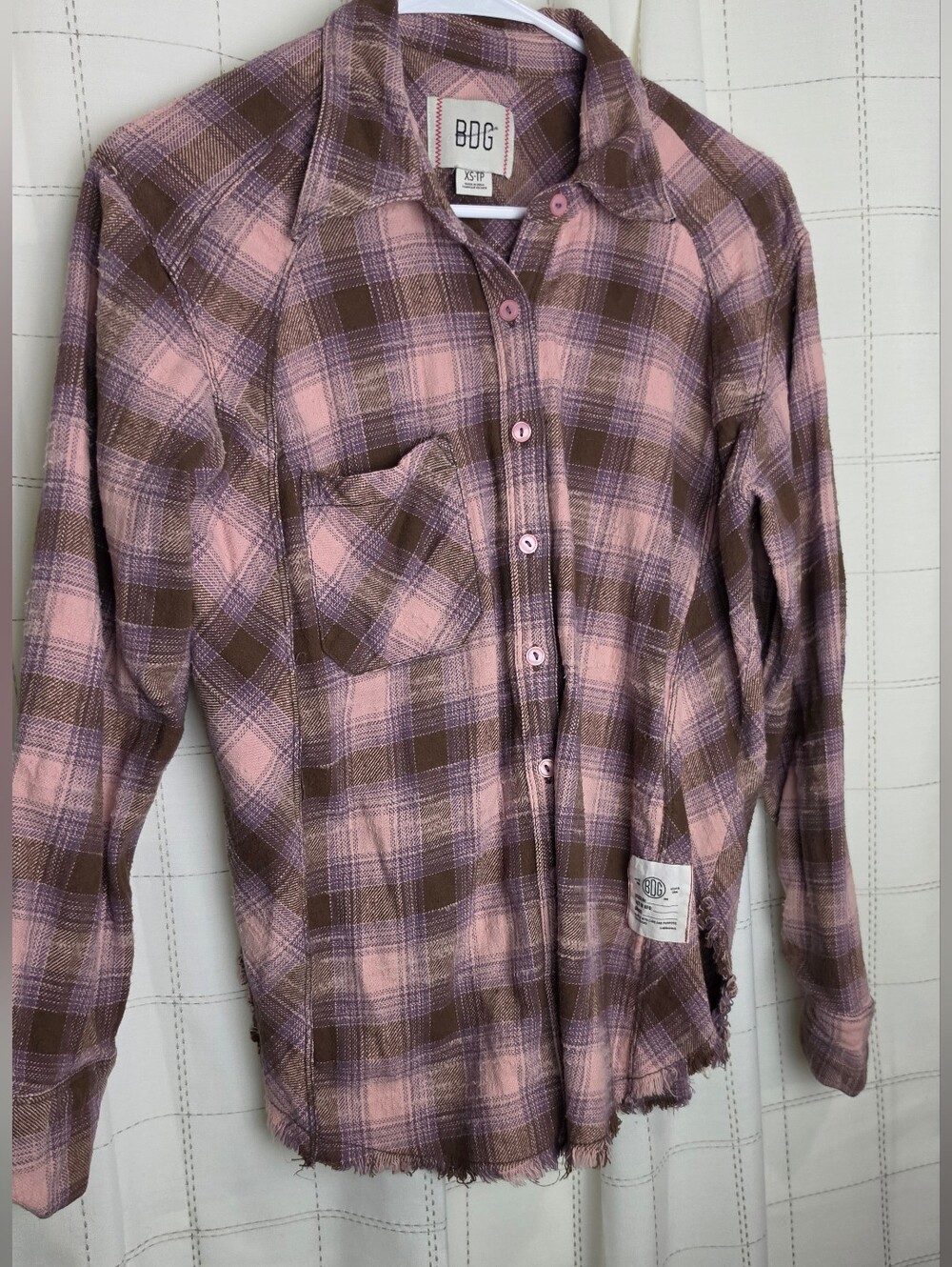 BDG Flannel Top - Picture 2 of 8
